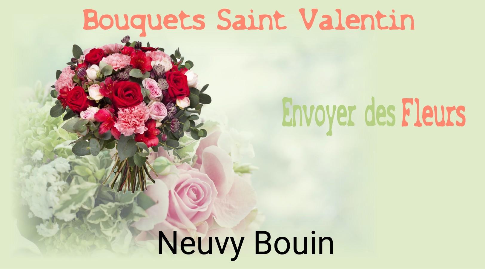 Roses de Saint-Valentin livrées à Neuvy-Bouin